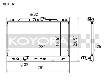 drawing for part number KH081666