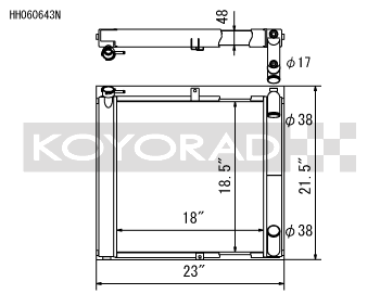 drawing for part number HH060643N