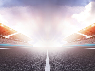 Track,Arena,3d,Rendering